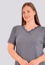 KOSZULA NOCNA DAMSKA model: 23202 (2XL, 3XL, 4XL, 5XL) - obrazek 3
