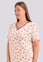 KOSZULA NOCNA DAMSKA model: 23207 (2XL, 3XL, 4XL, 5XL) - obrazek 3