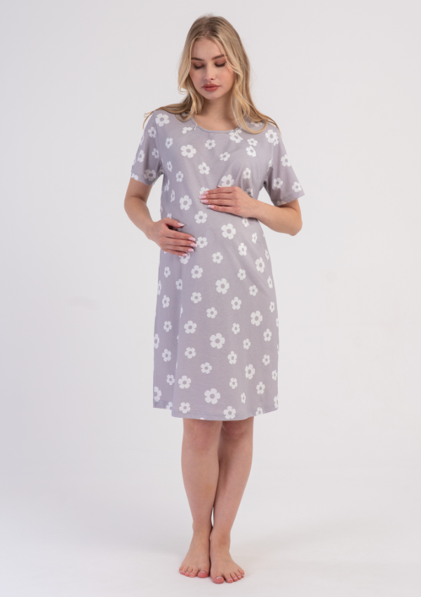 Projekt bez nazwy-1283 KOSZULA DAMSKA do karmienia model: 6020577347 (S, M, L, XL, XXL) - obrazek 1