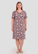 KOSZULA NOCNA DAMSKA model: 23205 (2XL, 3XL, 4XL, 5XL)