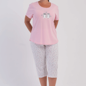 PIŻAMA DAMSKA model: 6050610096 (1XL, 2XL, 3XL, 4XL)