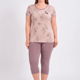 PIŻAMA DAMSKA model: 24108 (2XL, 3XL, 4XL, 5XL)