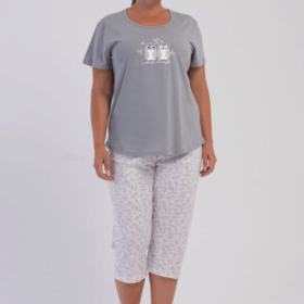 PIŻAMA DAMSKA model: 6050610096 (1XL, 2XL, 3XL, 4XL)