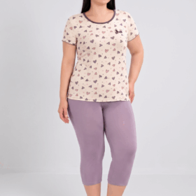 PIŻAMA DAMSKA model: 24109 (2XL, 3XL, 4XL, 5XL)