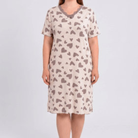 KOSZULA NOCNA DAMSKA model: 23206 (2XL, 3XL, 4XL, 5XL)