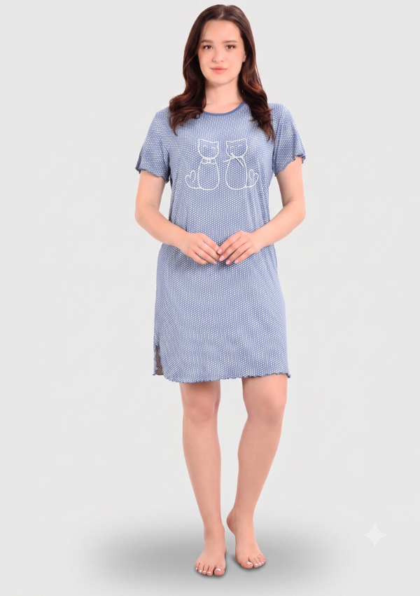5 KOSZULA NOCNA DAMSKA model: 3338 (M, L, XL, 2XL, 3XL) - obrazek 1
