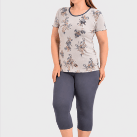 PIŻAMA DAMSKA model: 24106 (2XL, 3XL, 4XL, 5XL)