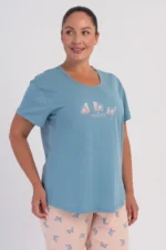 PIŻAMA DAMSKA model: 6051280821 (1XL, 2XL, 3XL, 4XL) - obrazek 3