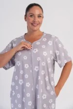 SZLAFROK DAMSKI na suwak model: 6020587347 (1XL, 2XL, 3XL, 4XL) - obrazek 3