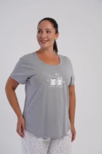PIŻAMA DAMSKA model: 6050610096 (1XL, 2XL, 3XL, 4XL) - obrazek 3