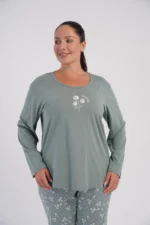 PIŻAMA DAMSKA model: 6050930377 (1XL, 2XL, 3XL, 4XL) - obrazek 3