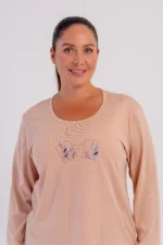 PIŻAMA DAMSKA model: 6052450367 (1XL, 2XL, 3XL, 4XL) - obrazek 3