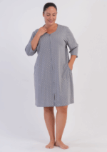 SZLAFROK DAMSKI na suwak model: 6061231248 (1XL, 2XL, 3XL, 4XL)
