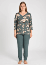 PIŻAMA DAMSKA model: U40008 (2XL, 3XL, 4XL, 5XL)