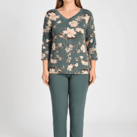 PIŻAMA DAMSKA model: U40008 (2XL, 3XL, 4XL, 5XL)