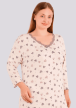 KOSZULA NOCNA DAMSKA model: U23213 (2XL, 3XL, 4XL, 5XL) - obrazek 3