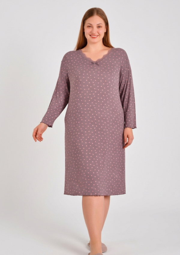 13 KOSZULA NOCNA DAMSKA model: U23215 (2XL, 3XL, 4XL, 5XL) - obrazek 1