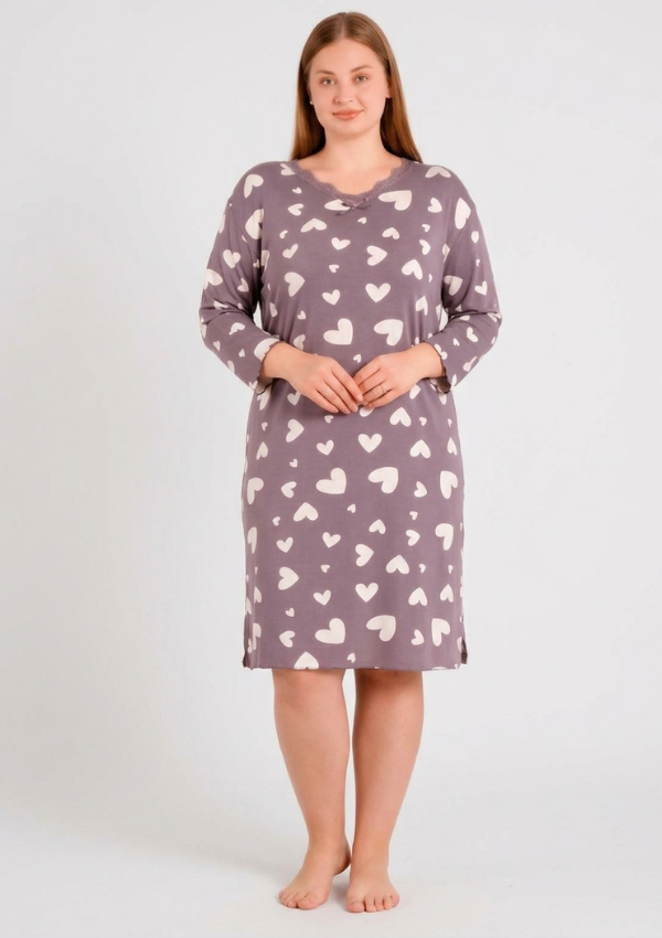 17 KOSZULA NOCNA DAMSKA model: U23214 (2XL, 3XL, 4XL, 5XL) - obrazek 1