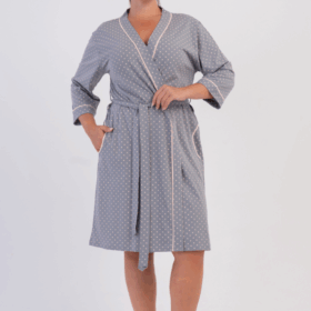 SZLAFROK DAMSKI bawełniany model: 6061191248 (1XL, 2XL, 3XL, 4XL)