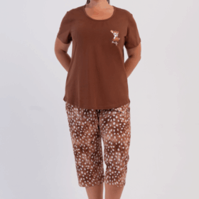 PIŻAMA DAMSKA model: 6060817645 (1XL, 2XL, 3XL, 4XL)