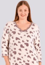 KOSZULA NOCNA DAMSKA model: U23212 (2XL, 3XL, 4XL, 5XL) - obrazek 3