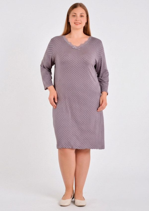 23 KOSZULA NOCNA DAMSKA model: U23219 (2XL, 3XL, 4XL, 5XL) - obrazek 1