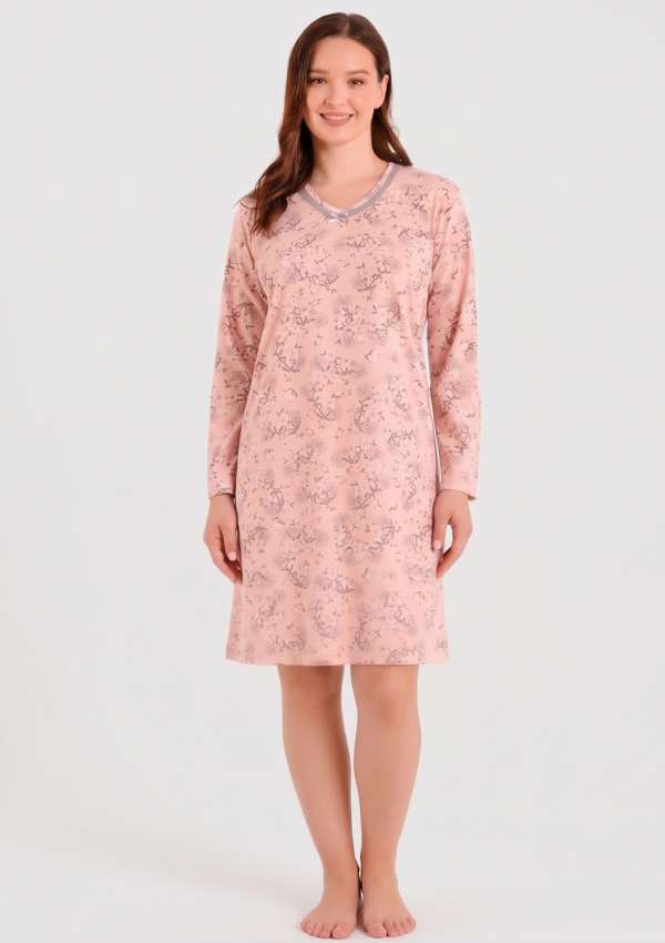 3 KOSZULA NOCNA DAMSKA model: 9109 (L, XL, XXL, 1XL, 2XL, 3XL) - obrazek 1