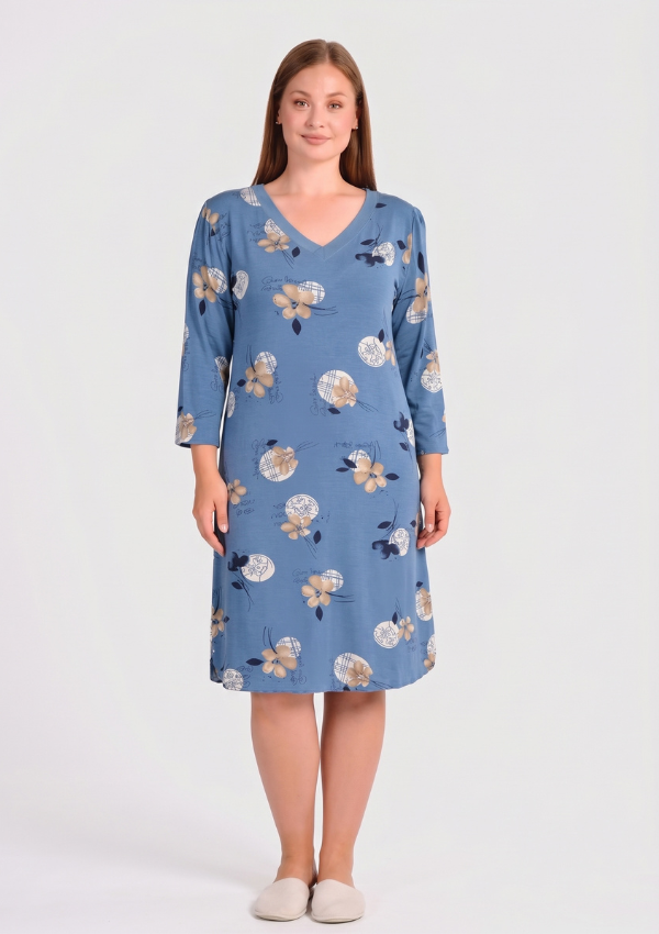 5 KOSZULA NOCNA DAMSKA model: U23172 (2XL, 3XL, 4XL, 5XL) - obrazek 1