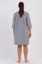 SZLAFROK DAMSKI na suwak model: 6061231248 (1XL, 2XL, 3XL, 4XL) - obrazek 2