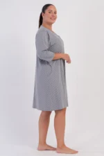 SZLAFROK DAMSKI na suwak model: 6061231248 (1XL, 2XL, 3XL, 4XL) - obrazek 4