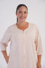 SZLAFROK DAMSKI na suwak model: 6061231248 (1XL, 2XL, 3XL, 4XL) - obrazek 3