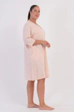 SZLAFROK DAMSKI na suwak model: 6061231248 (1XL, 2XL, 3XL, 4XL) - obrazek 4
