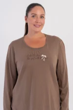 PIŻAMA DAMSKA model: 6051462091 (1XL, 2XL, 3XL, 4XL) - obrazek 3