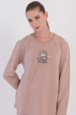PIŻAMA DAMSKA ocieplana model: 6051720000 (S, M, L, XL) - obrazek 3