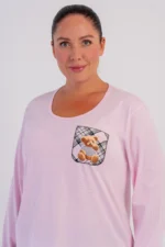PIŻAMA DAMSKA model: 6050085231 (1XL, 2XL, 3XL, 4XL) - obrazek 3