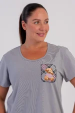 PIŻAMA DAMSKA model: 6050105231 (1XL, 2XL, 3XL, 4XL) - obrazek 3