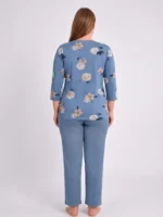 PIŻAMA DAMSKA model: U40032 (2XL, 3XL, 4XL, 5XL) - obrazek 2