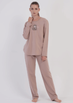 PIŻAMA DAMSKA ocieplana model: 6051720000 (S, M, L, XL)