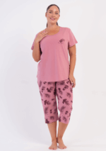 PIŻAMA DAMSKA model: 6060121077 (1XL, 2XL, 3XL, 4XL)
