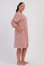 SZLAFROK DAMSKI na suwak model: 6061311799 (1XL, 2XL, 3XL, 4XL) - obrazek 5