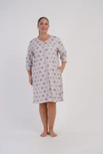 SZLAFROK DAMSKI na suwak model: 6061137346 (1XL, 2XL, 3XL, 4XL) - obrazek 5