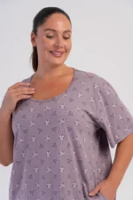 KOSZULA NOCNA DAMSKA model: 6060474090 (1XL, 2XL, 3XL, 4XL) - obrazek 3
