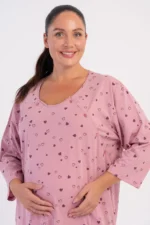 KOSZULA DAMSKA do karmienia model: 6060212028 (1XL, 2XL, 3XL, 4XL) - obrazek 3